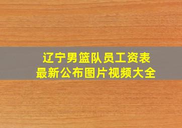 辽宁男篮队员工资表最新公布图片视频大全