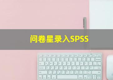 问卷星录入SPSS