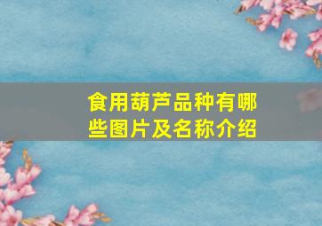 食用葫芦品种有哪些图片及名称介绍